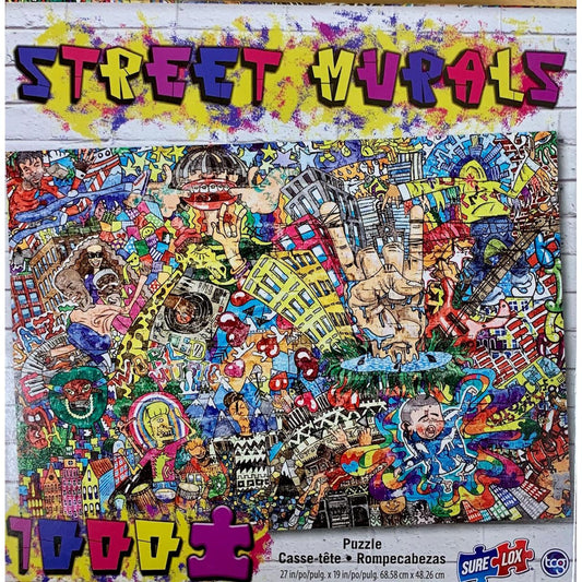 Musical Graffiti Street Murals 1000 Piece Jigsaw Puzzle Sure Lox Puzzle Merchant