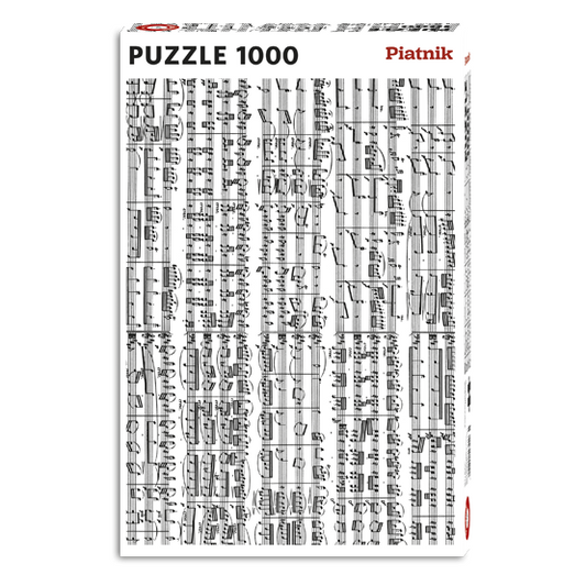 Musical Notes 1000 Piece Jigsaw Puzzle Piatnik Puzzle Merchant