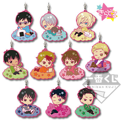 YURI ON ICE SWEETS ICHIBAN KUJI RUBBER TRADING STRAP Anime Pop