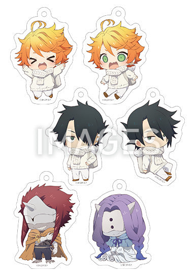 PROMISED NEVERLAND ACRYLIC TRADING KEYCHAIN Anime Pop