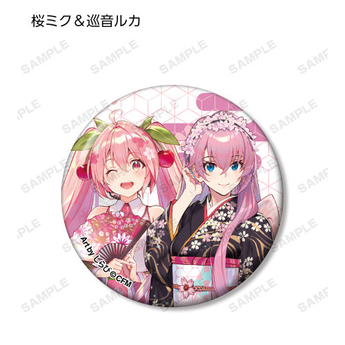VOCALOID SAKURA MIKU TRADING CAN BADGE Anime Pop