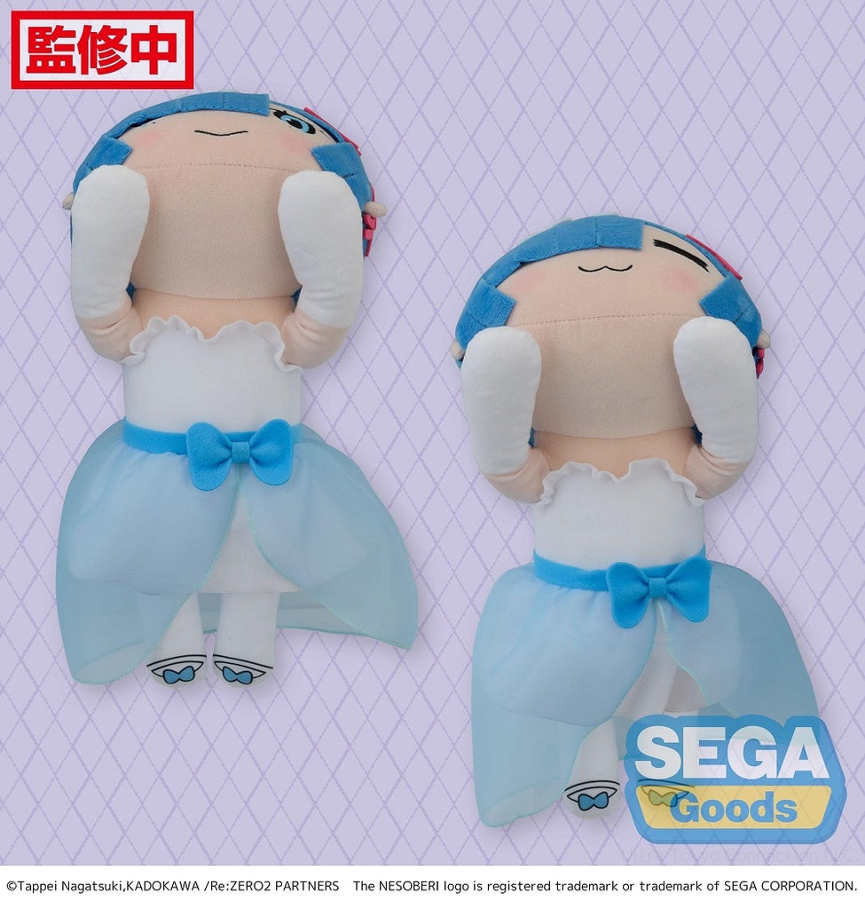 Re:Zero NESOBERI Lay-Down Rem Wedding Dress Plush - Official SEGA SP Series Super Anime Store