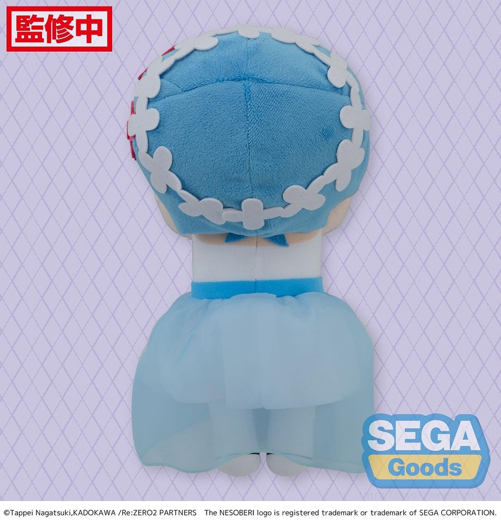 Re:Zero NESOBERI Lay-Down Rem Wedding Dress Plush - Official SEGA SP Series Super Anime Store