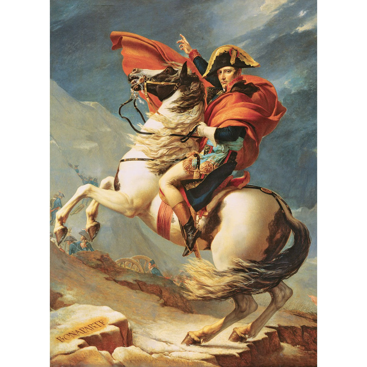 Napoleon Crossing the Alps 1000 Piece Jigsaw Puzzle Eurographics