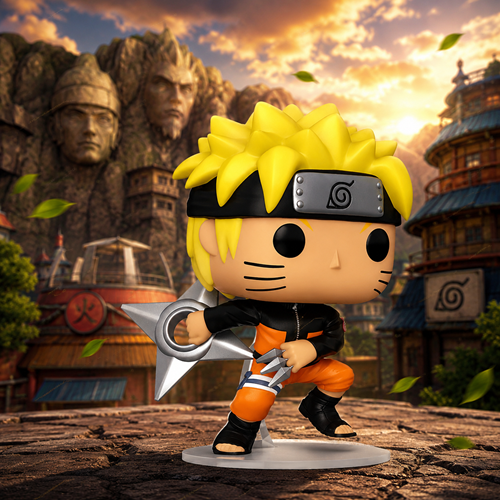 Funko POP Animation: Naruto Shippuden - Naruto Uzumaki with Shuriken ANlMEHOME