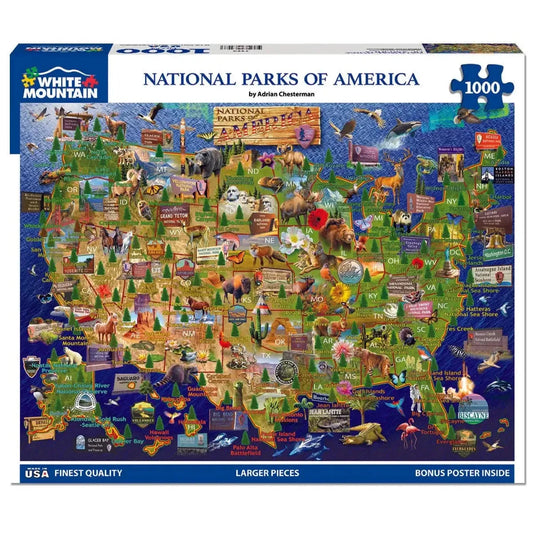 National Parks of America 1000 Piece Jigsaw Puzzle White Mountain