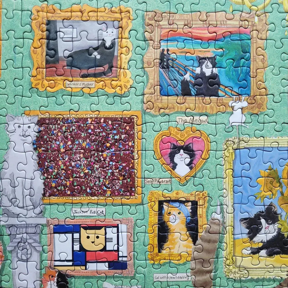Night at the Meowseum 1000 Piece Jigsaw Puzzle Gibsons