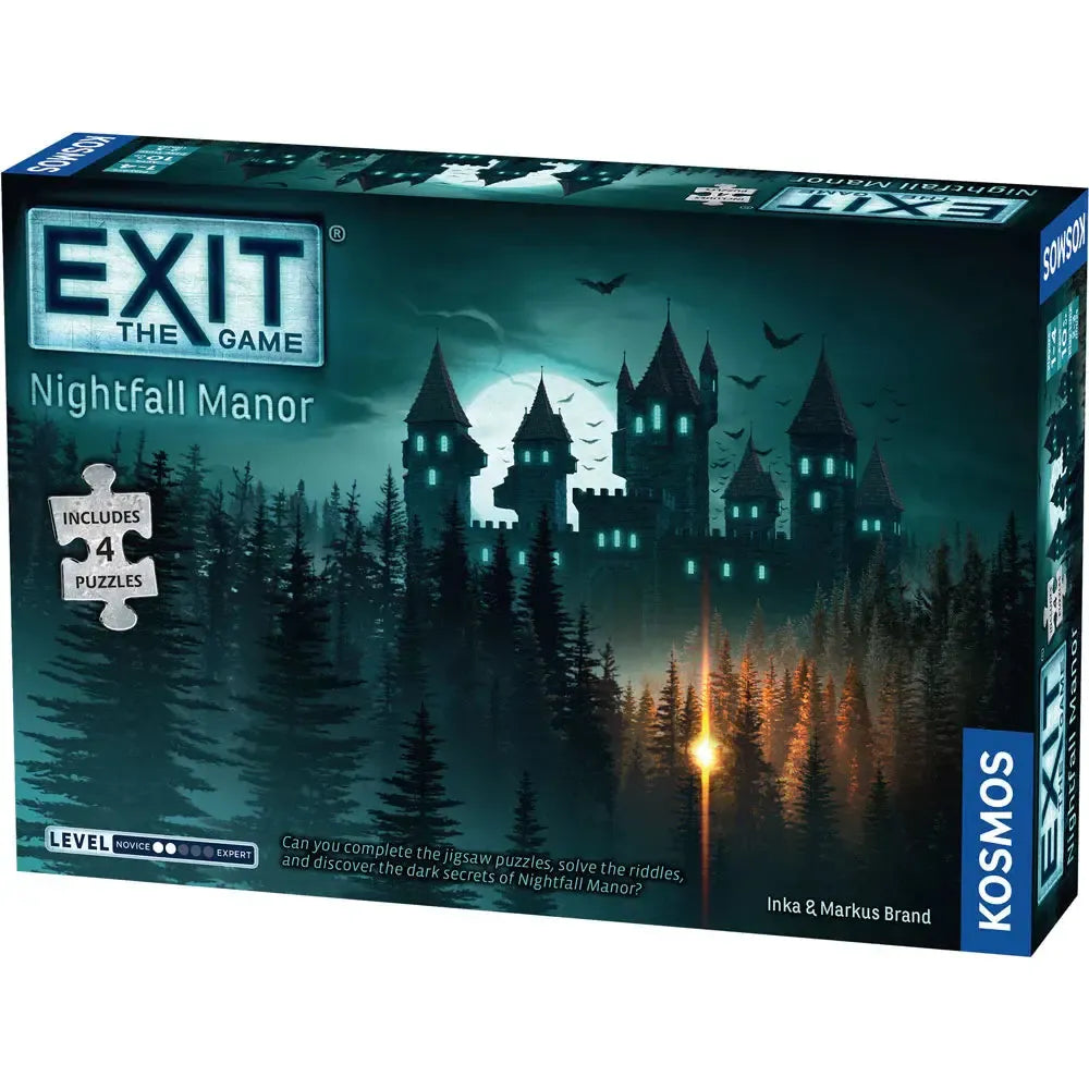 Nightfall Manor with Jigsaw Puzzles - Exit the Escape Room Game - Kosmos Puzzle Merchant