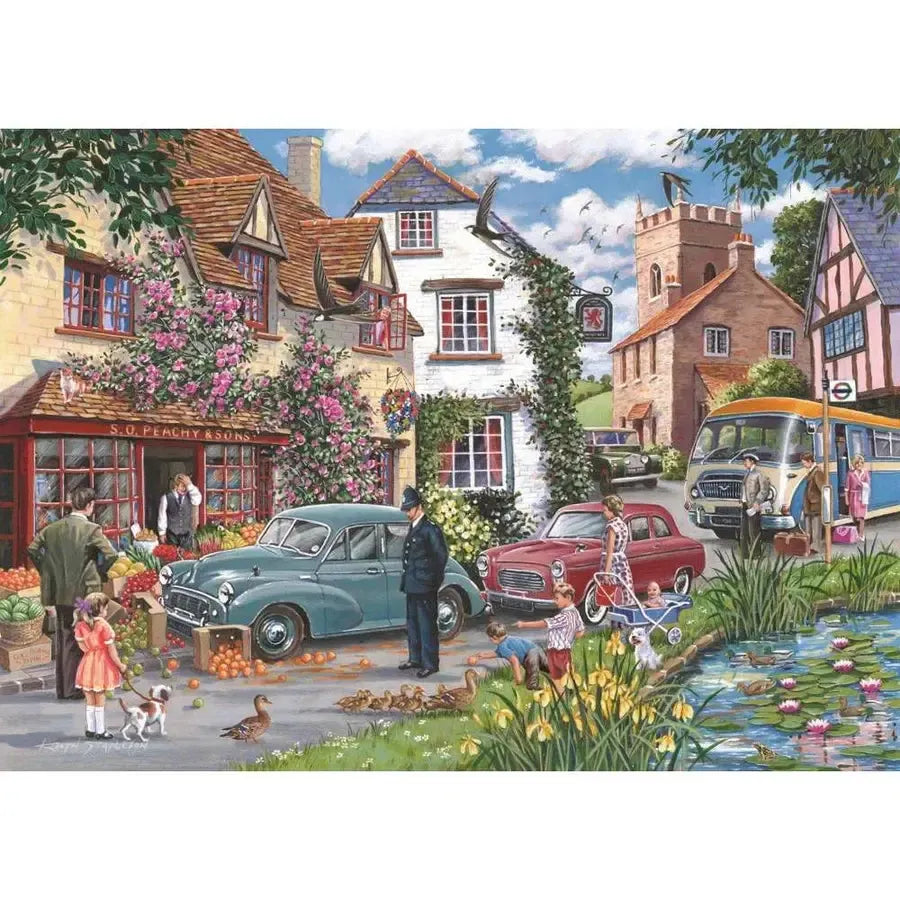 No.25 - Traffic Jam 1000 Piece Find the Difference Jigsaw Puzzle HOP