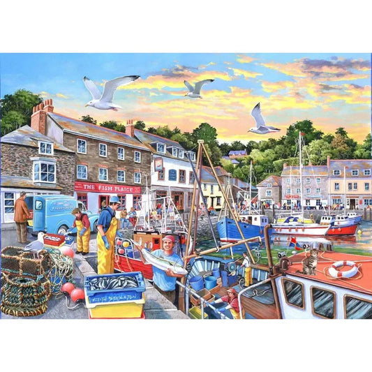 No.26 - Catch of the Day 1000 Piece Find the Difference Jigsaw Puzzle HOP Puzzle Merchant