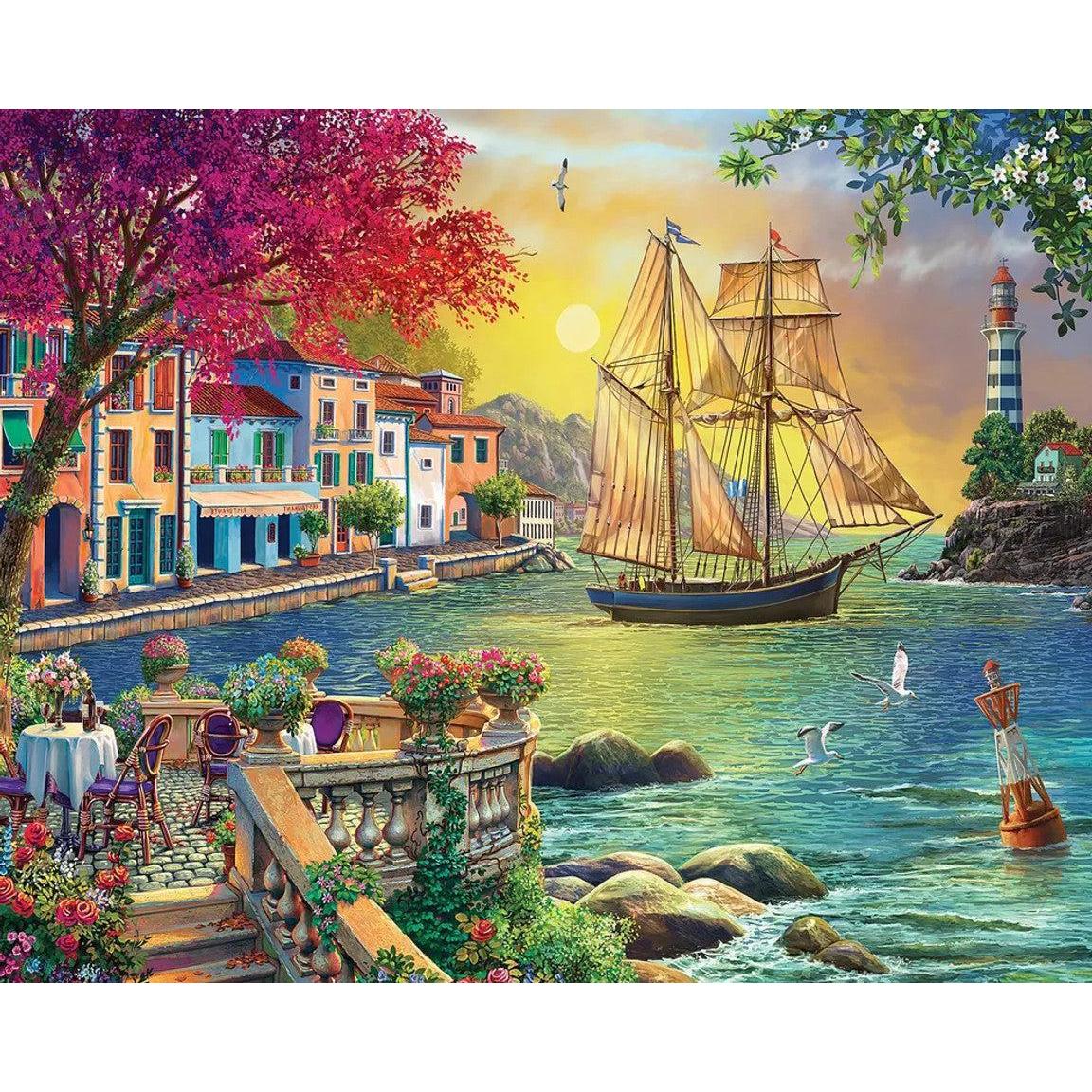 Oceanside Sunset 1000 Piece Jigsaw Puzzle Springbok