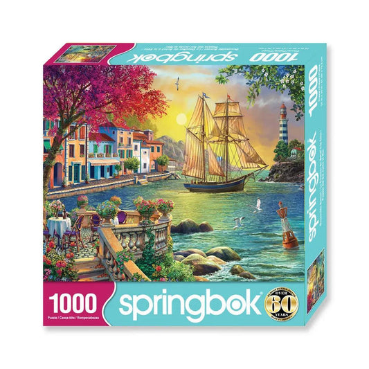 Oceanside Sunset 1000 Piece Jigsaw Puzzle Springbok Puzzle Merchant