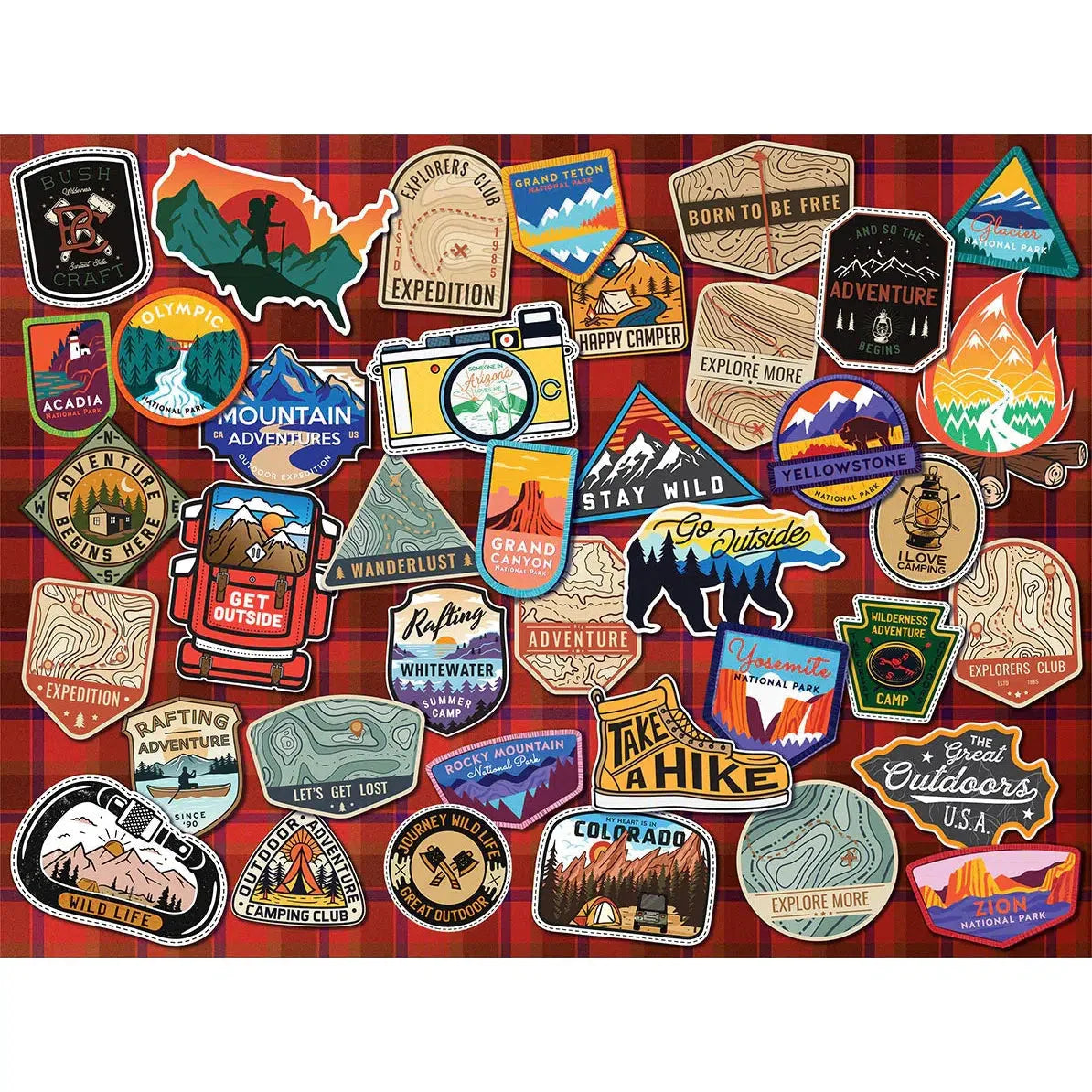 Outdoor Adventure 500 Piece Double-Sided Jigsaw Puzzle Parragon