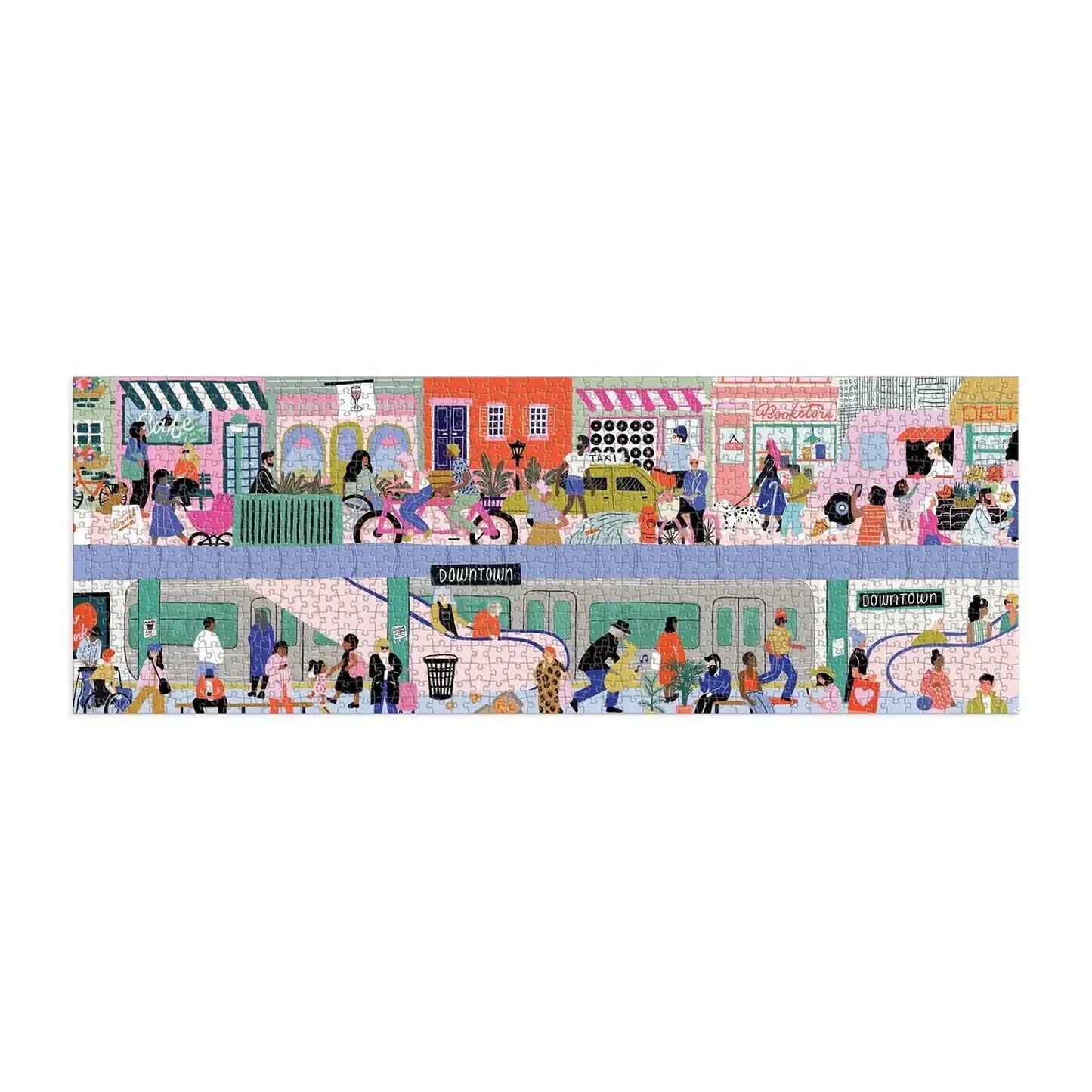 Over & Under 1000 Piece Panoramic Jigsaw Puzzle Galison