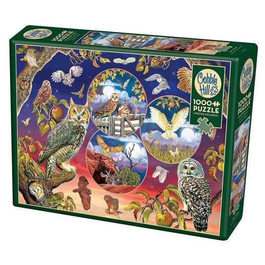 Owl Magic 1000 Piece Jigsaw Puzzle Cobble Hill Puzzle Merchant