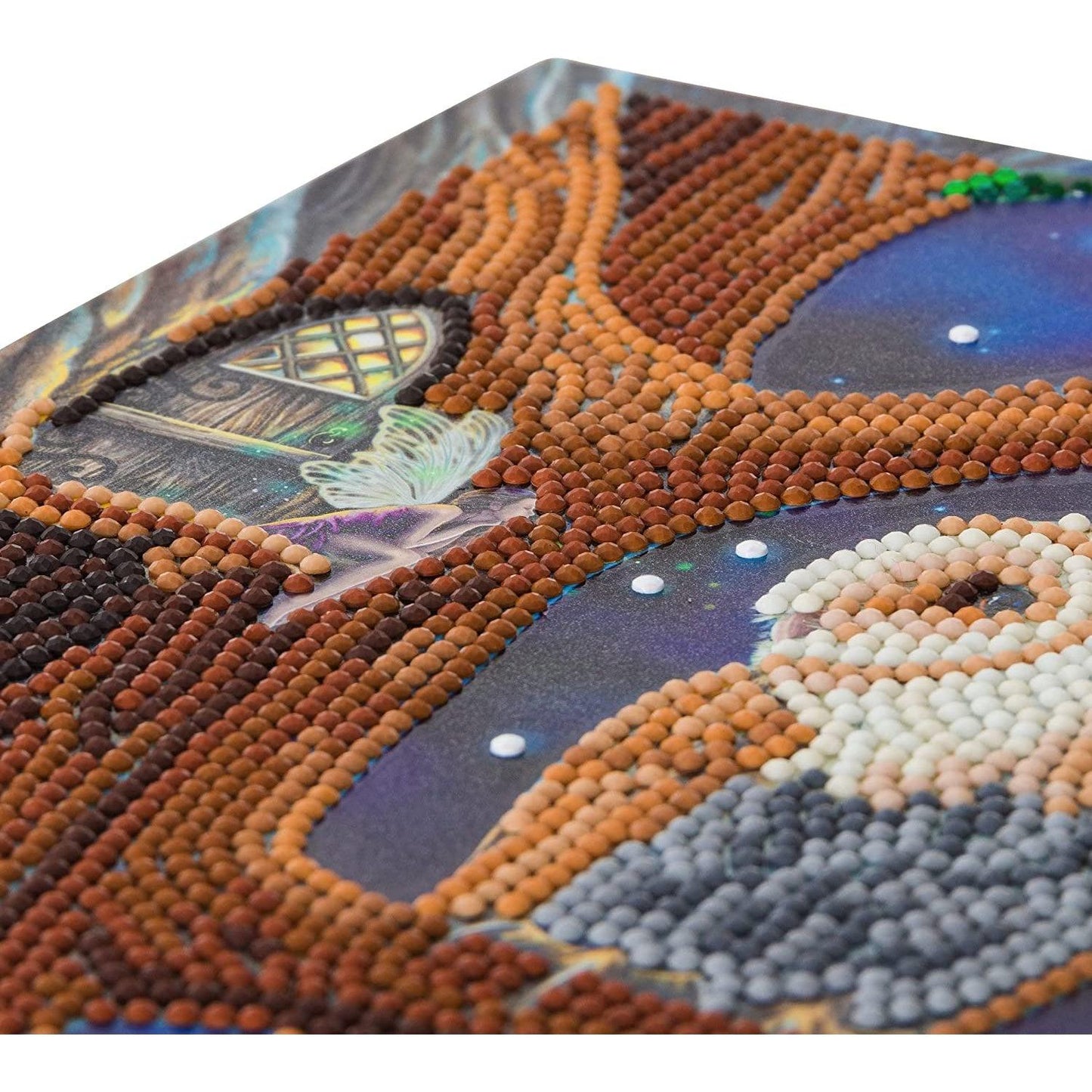 Owl and Fairy Tree Crystal Art Notebook Kit Craft Buddy