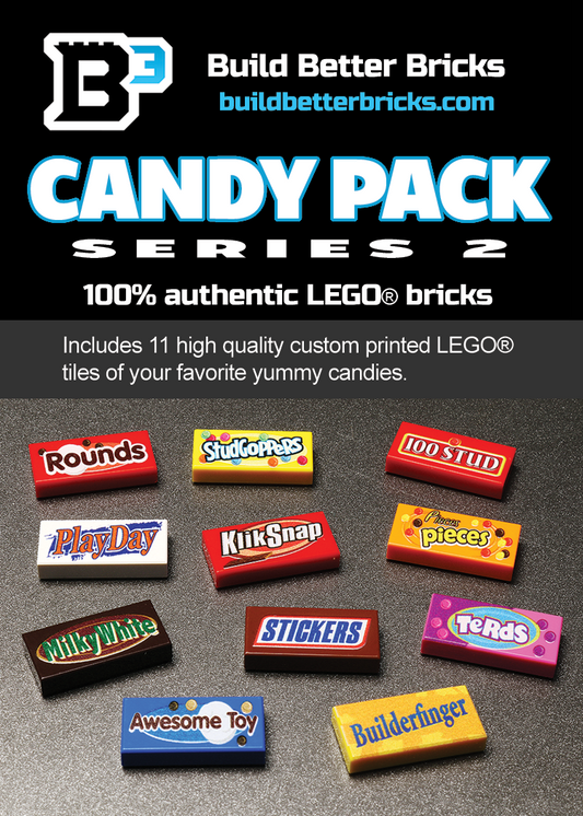 Candy Pack (Series 2) made using LEGO parts B3 Customs