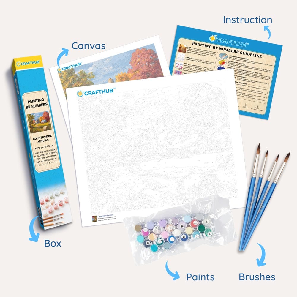Pink Peonies - Paint By Numbers Kit