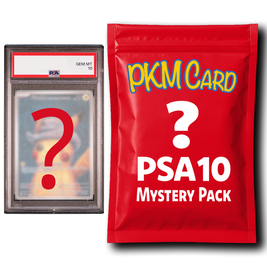 PKM PSA 10 Graded Card Mystery Pack Trading Card Game Hall of Fame Sports Memorabilia