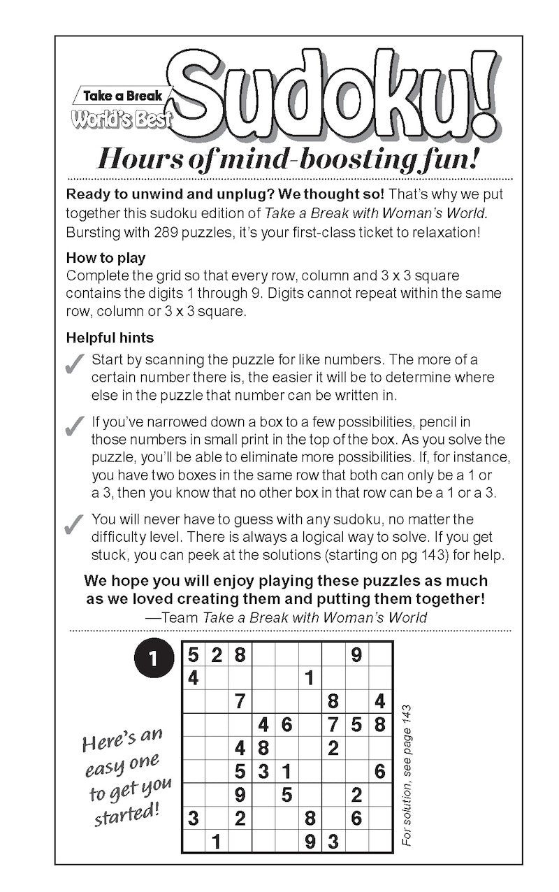 World's Best Sudoku - Vol. 5 Issue 10: 293 Puzzles, 5 Levels Of Difficulty, Spring-Themed Fun, Helpful Hints, Brain Challenges, All Ages, Unwind, De-Stress, Relax, Unplug, Self-Care, Calming & Solve! Magazine Shop US