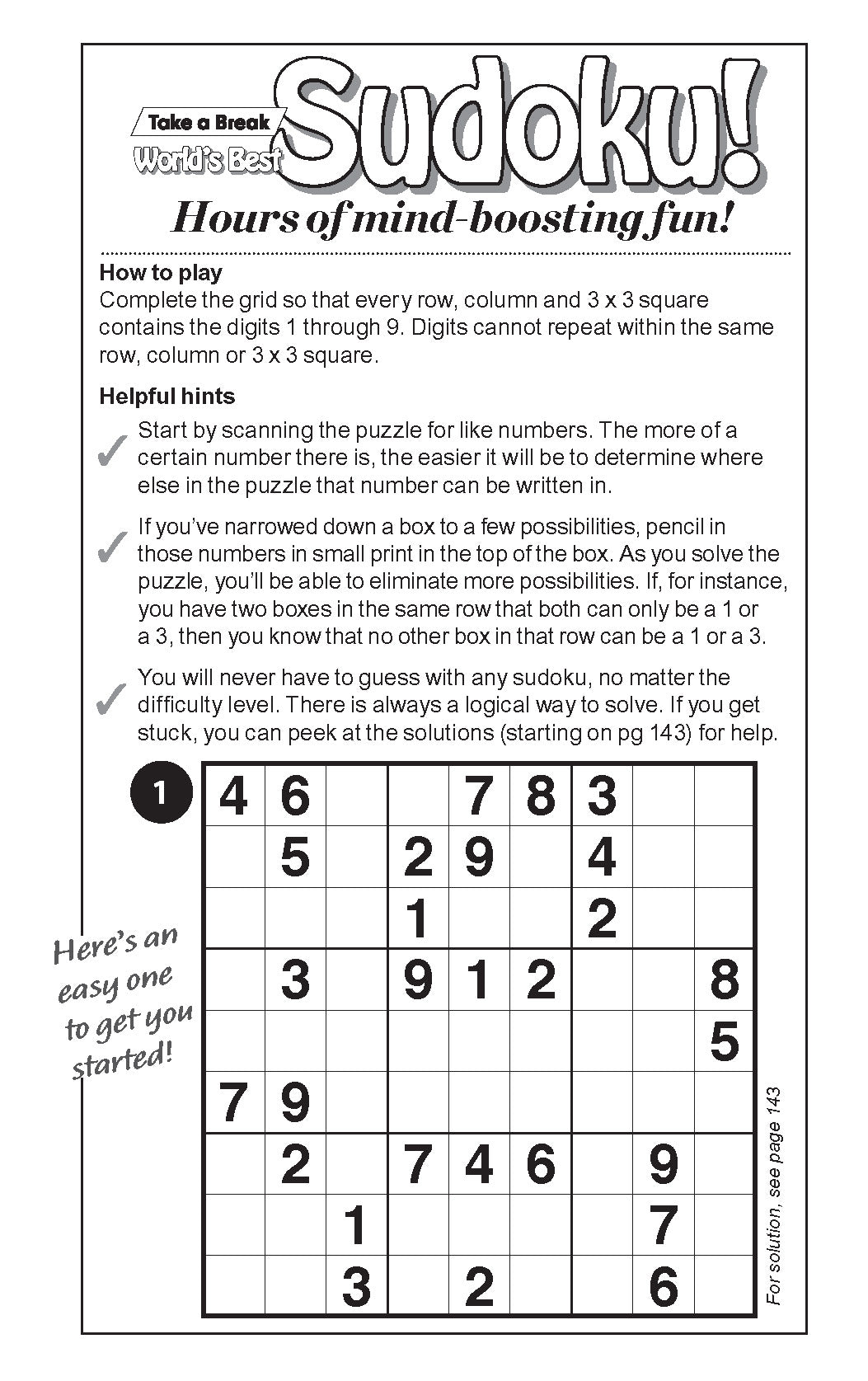 World's Best Puzzles Sudoku - Large Print Vo. 5 / Issue 18: 277 Puzzles, 5 Levels Of Difficulty, Helpful Hints, Enhance Your Skills, Brain Boosting, Relaxing, Unwind, De-Stress, Solve, Unplug & More! Magazine Shop US