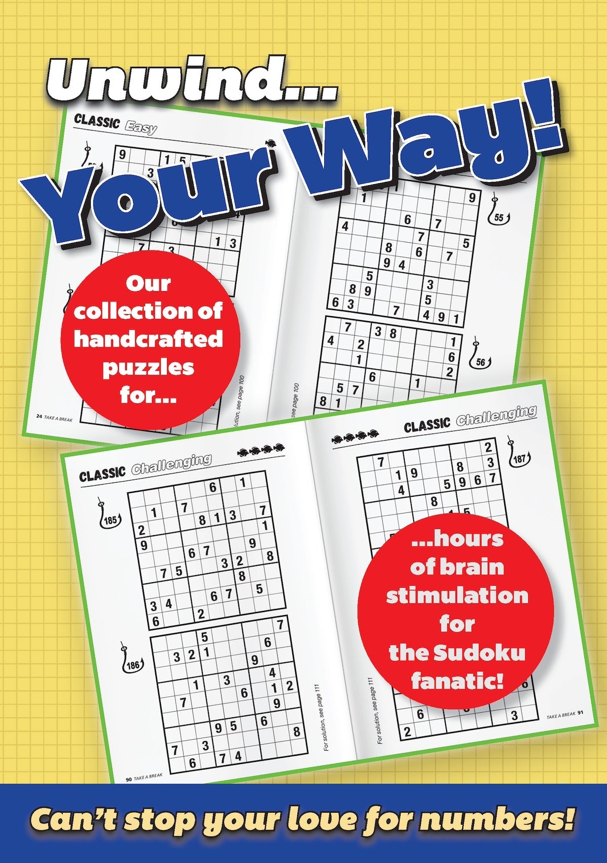 Take a Break - Hooked on Sudoku #1 Magazine Shop US