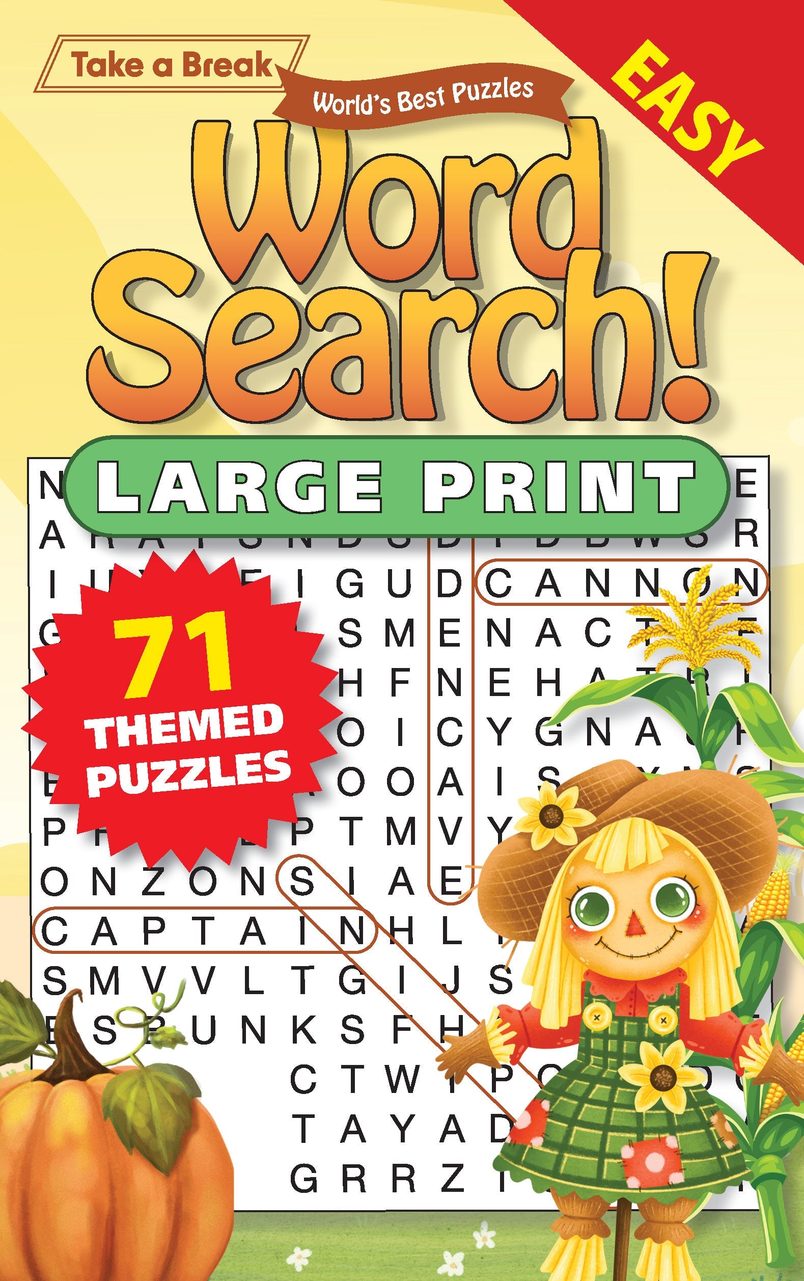 Take a Break - Word Search (Large Print): 71 Fall Themed Puzzles, Easy To Read Size, Hours Of Mind Boosting Fun, Brain Challenges, Relax, Unwind, De-Stress, Reduce Anxiety, Sit Back & Solve! Magazine Shop US