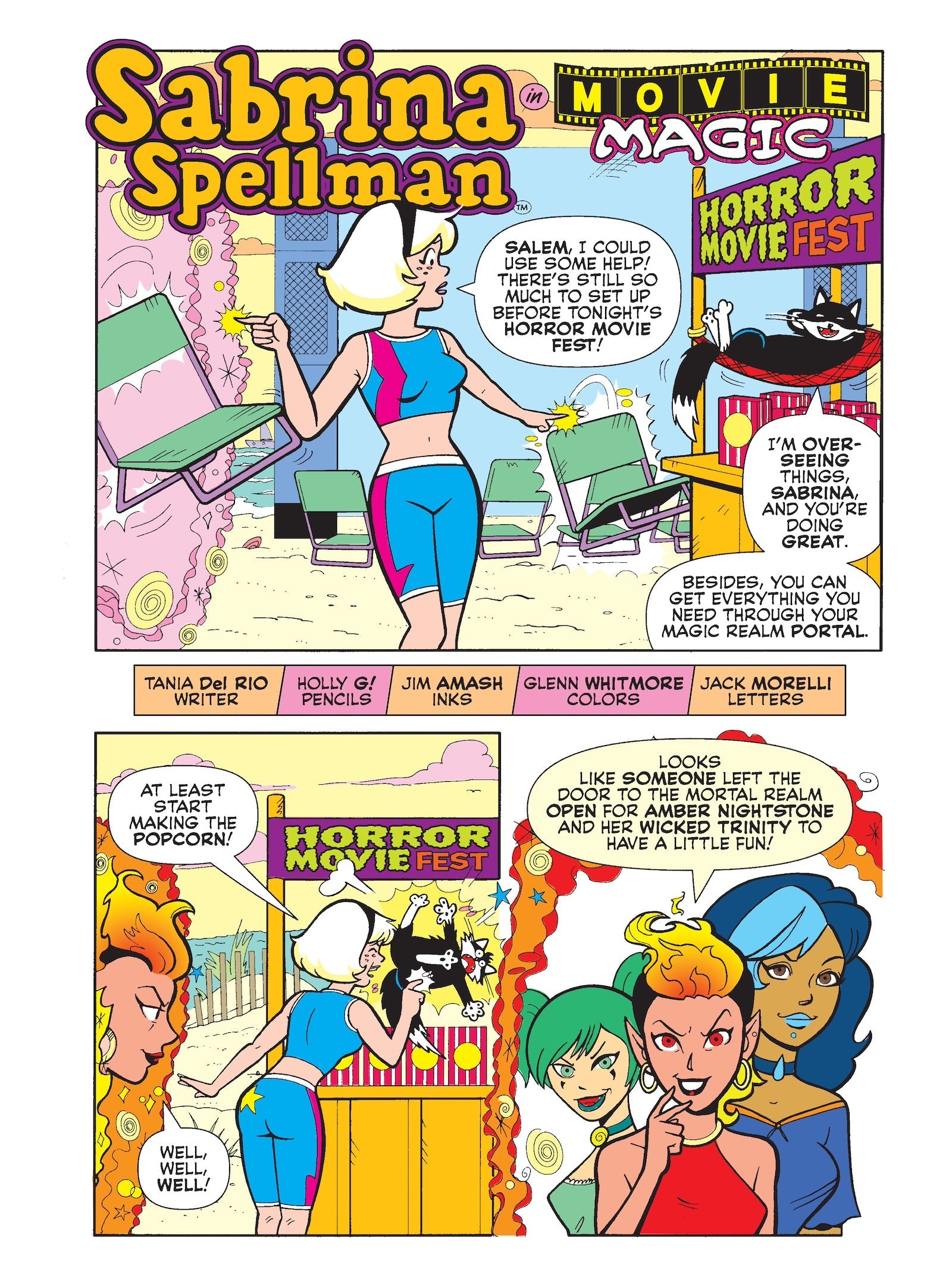 Archie Jumbo Comics Digest - Sabrina Spellman Monster Movie Magic, Nemesis Amber Nighstone, Sabrina Must Use Her Own Spells To Keep Archie & Friends Safe Without Them Realizing Movie Magic Is Real! Magazine Shop US