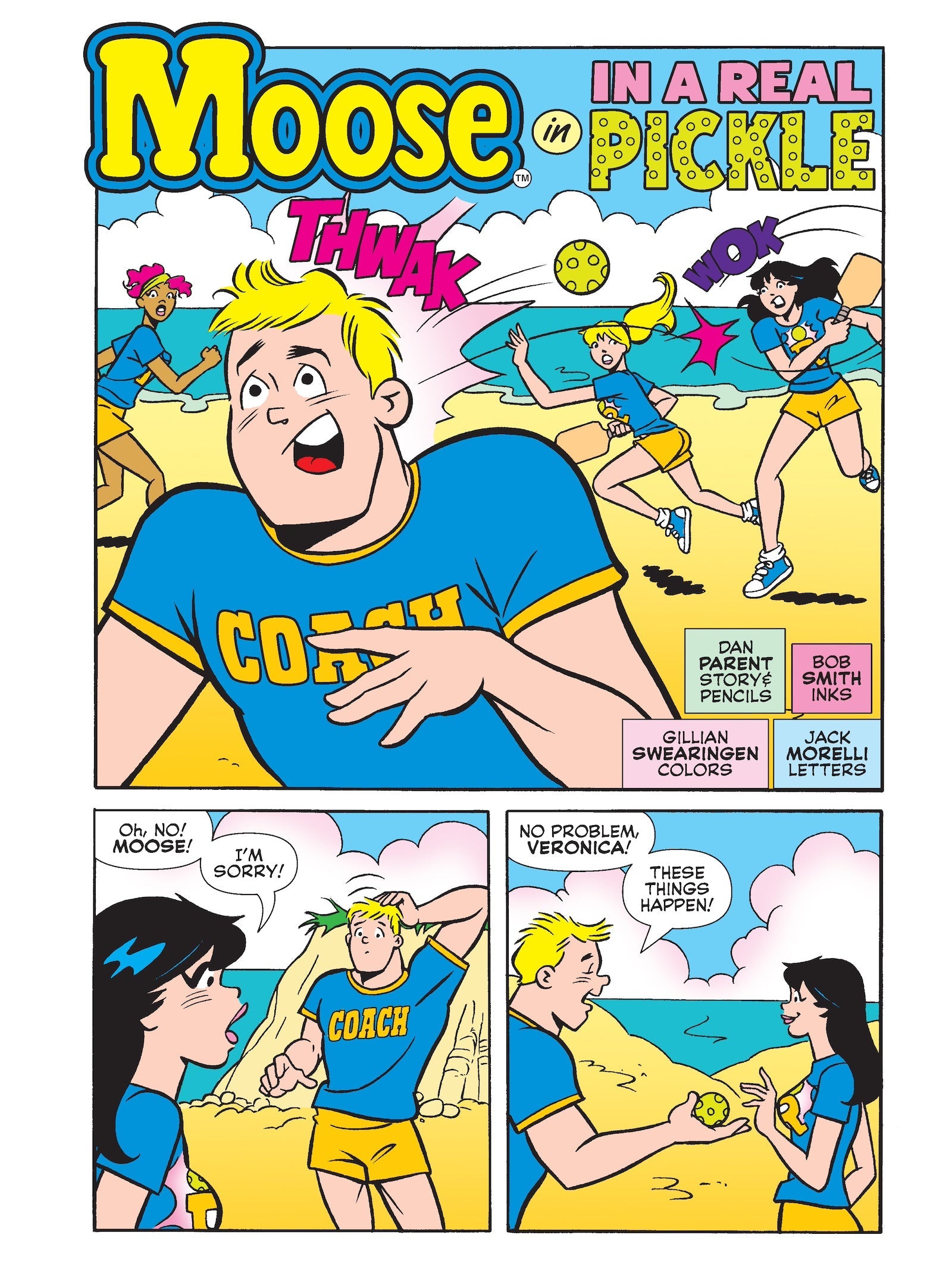 Betty & Veronica Jumbo Comics Digest - Issue #26: Moose Has Been Training Betty & Veronica To Become Pickleball Champions, Will He Regret Taking Them Under His Paddles? Magazine Shop US