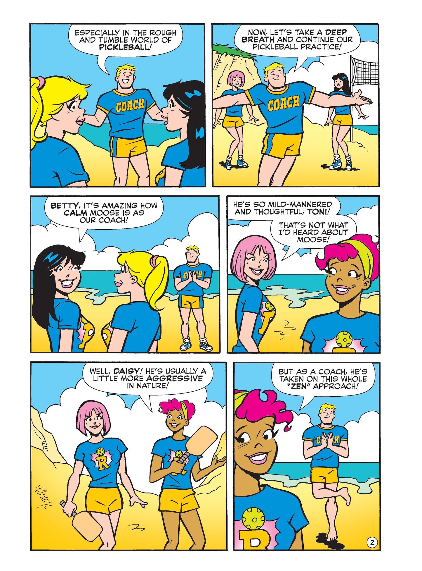 Betty & Veronica Jumbo Comics Digest - Issue #26: Moose Has Been Training Betty & Veronica To Become Pickleball Champions, Will He Regret Taking Them Under His Paddles? Magazine Shop US
