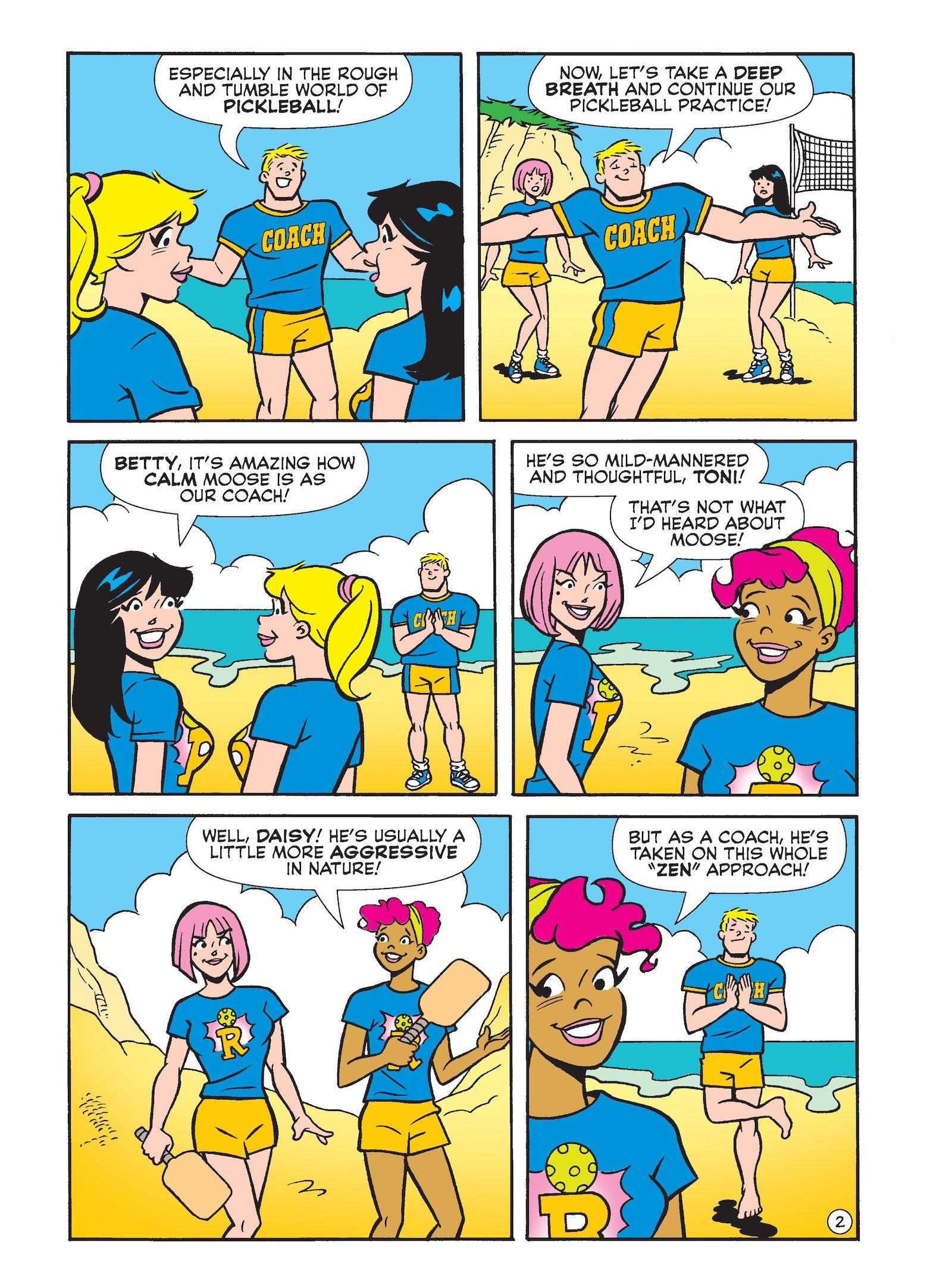 Betty & Veronica Jumbo Comics Digest - Issue #26: Moose Has Been Training Betty & Veronica To Become Pickleball Champions, Will He Regret Taking Them Under His Paddles? Magazine Shop US