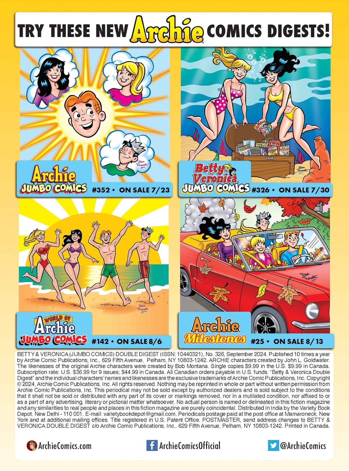 Betty & Veronica Jumbo Comics Digest - Issue #26: Moose Has Been Training Betty & Veronica To Become Pickleball Champions, Will He Regret Taking Them Under His Paddles? Magazine Shop US