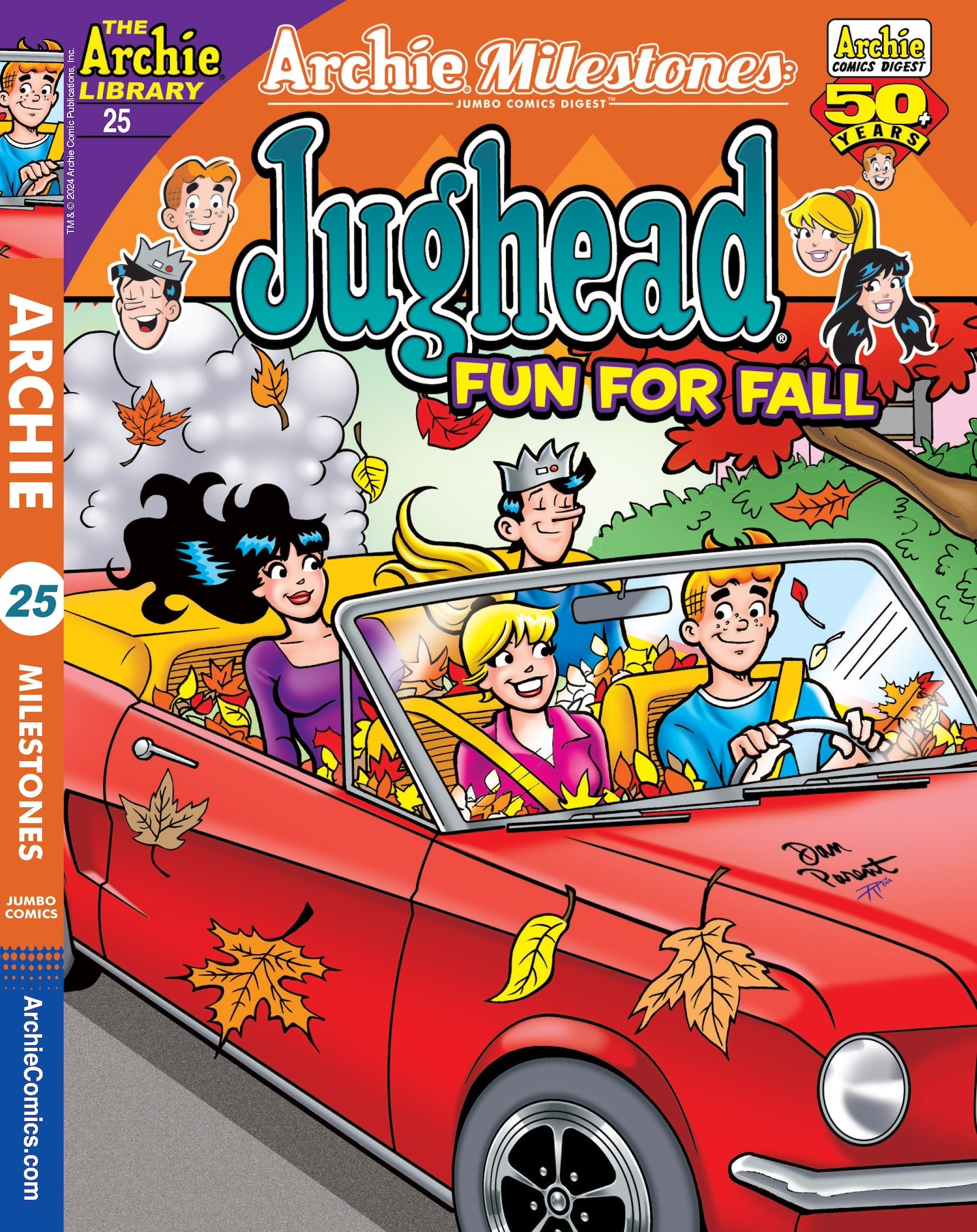 Archie Milestones Jumbo Comics Digest - Jughead Fun For Fall Issue 25: Riverdale's Foremost Burger Connoisseur Trades His Triple-Decker Dreams For Spooktacular Treats Guaranteed To Give Goosebumps! Magazine Shop US