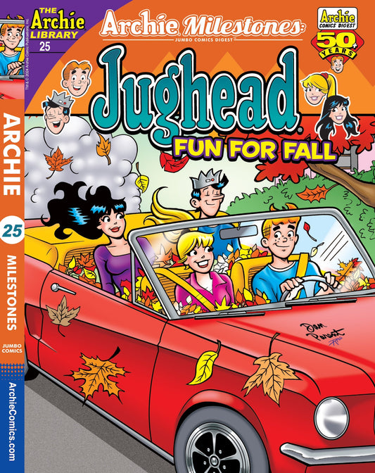 Archie Milestones Jumbo Comics Digest - Jughead Fun For Fall Issue 25: Riverdale's Foremost Burger Connoisseur Trades His Triple-Decker Dreams For Spooktacular Treats Guaranteed To Give Goosebumps! Magazine Shop US