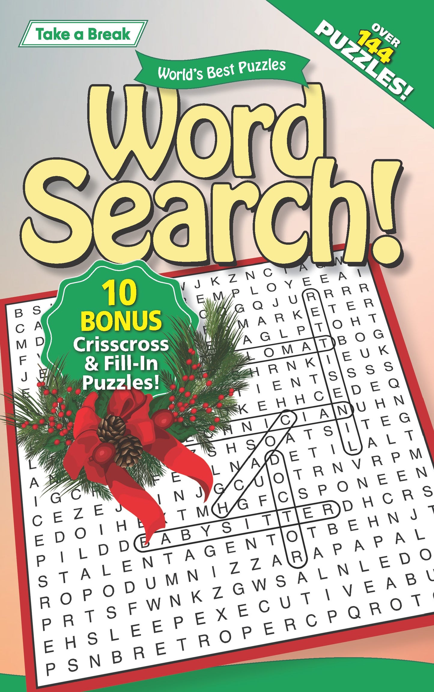 Take a Break - Word Search: 144+ Puzzles, 10 Bonus Crisscross & Fill-In Puzzles, Autumn Themed, Brain Challenges, Mind-Boosting Fun, Relax, Unwind, Unplug, De-Stress, Reduce Anxiety & Solve! Magazine Shop US