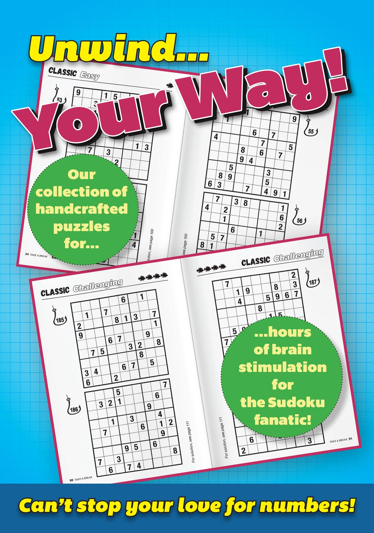 Take a Break - Hooked on Sudoku #4 Magazine Shop US