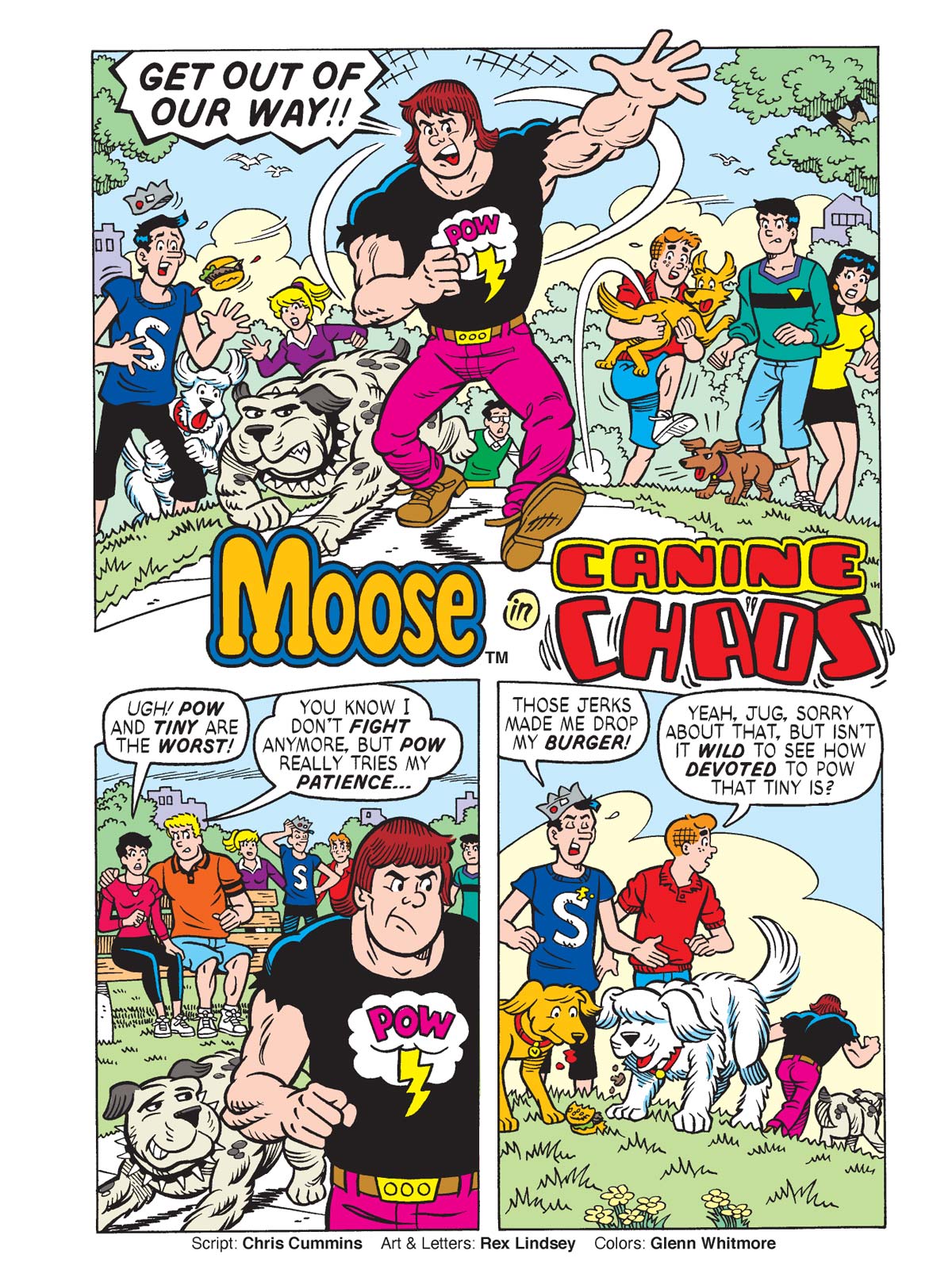 World Of Betty & Veronica - Jumbo Comics Digest: Moose In Canine Chaos, Brand New Canine Companion To Riverdale's Favorite Jock Mini-Moose, What Could Go Wrong? Magazine Shop US