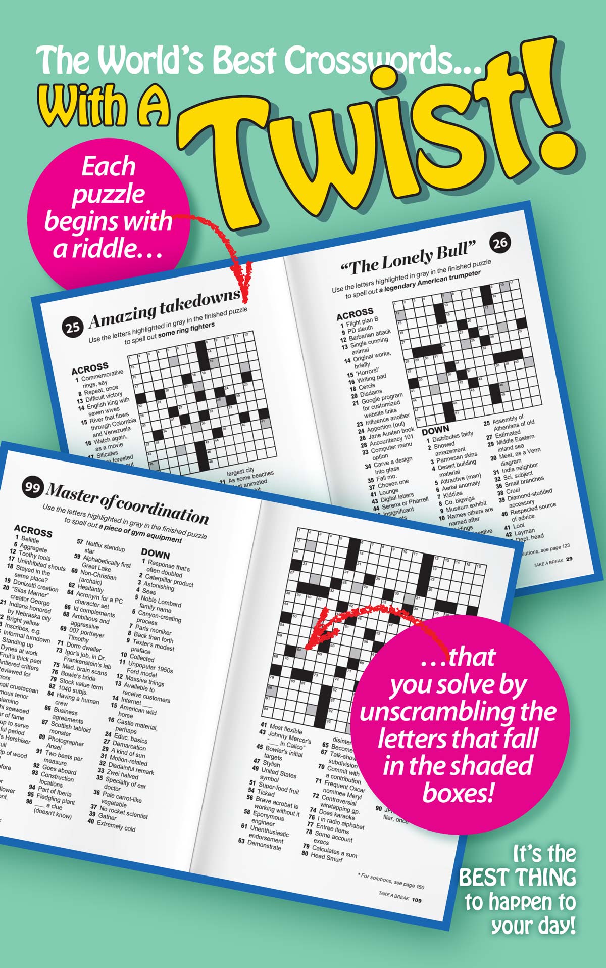 Take a Break - Cross Word: 240920 Mystery Word Adventures, 99 Puzzles, Bonus Word Scrambles, Unwind, Relax, Unplug, Mind-Boosting, Brain Challenges, De-Stress, Recharge, Reduce Anxiety & Solve! Magazine Shop US