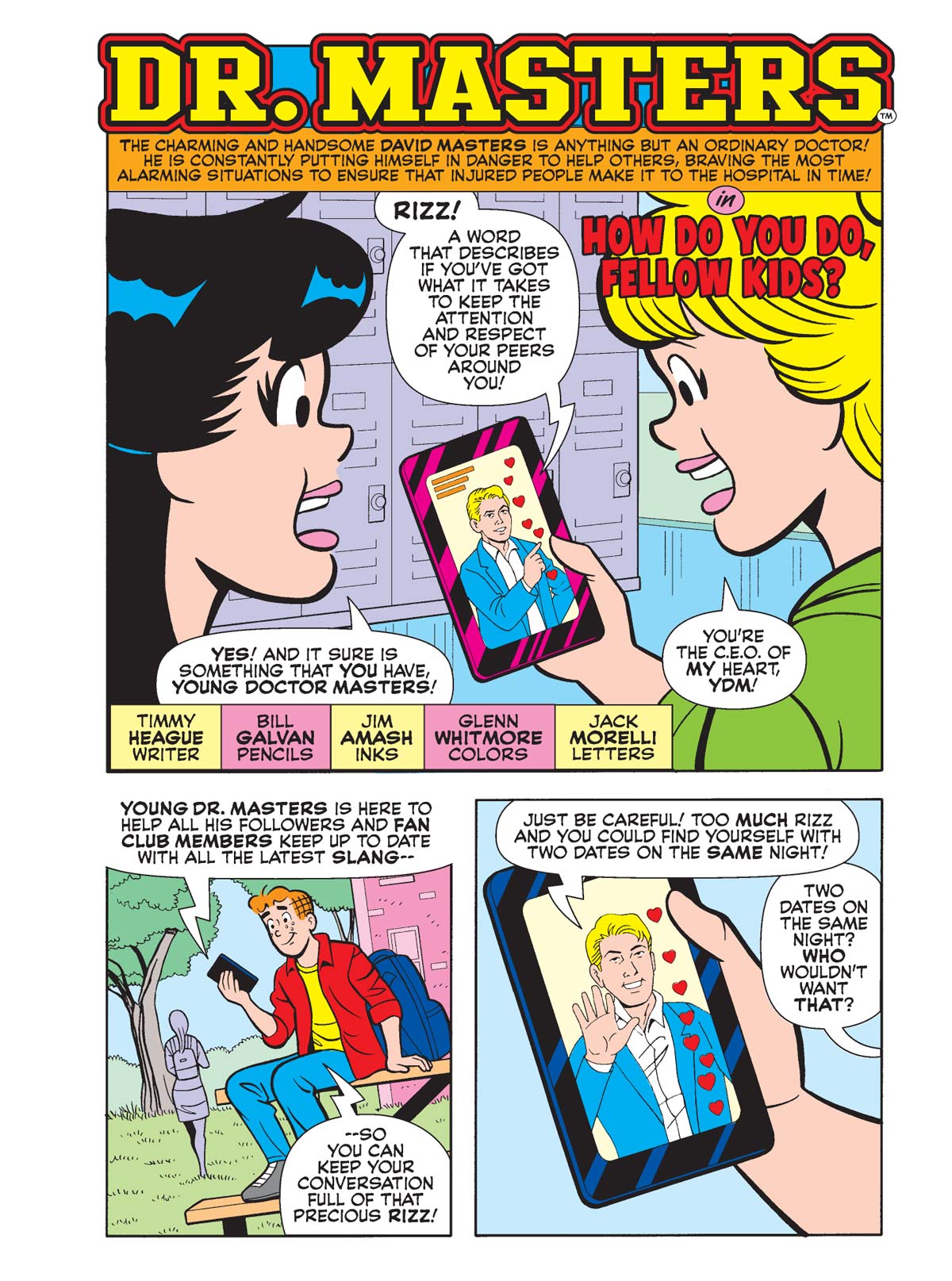 Archie Jumbo Comics Digest - Issue 353: Brand New Story, Archie Andrews, Veronica Lodge, Betty Cooper, Jughead Jones, Dr. Masters Is Here To Help His Followers Keep Up With The Latest Slang! Magazine Shop US