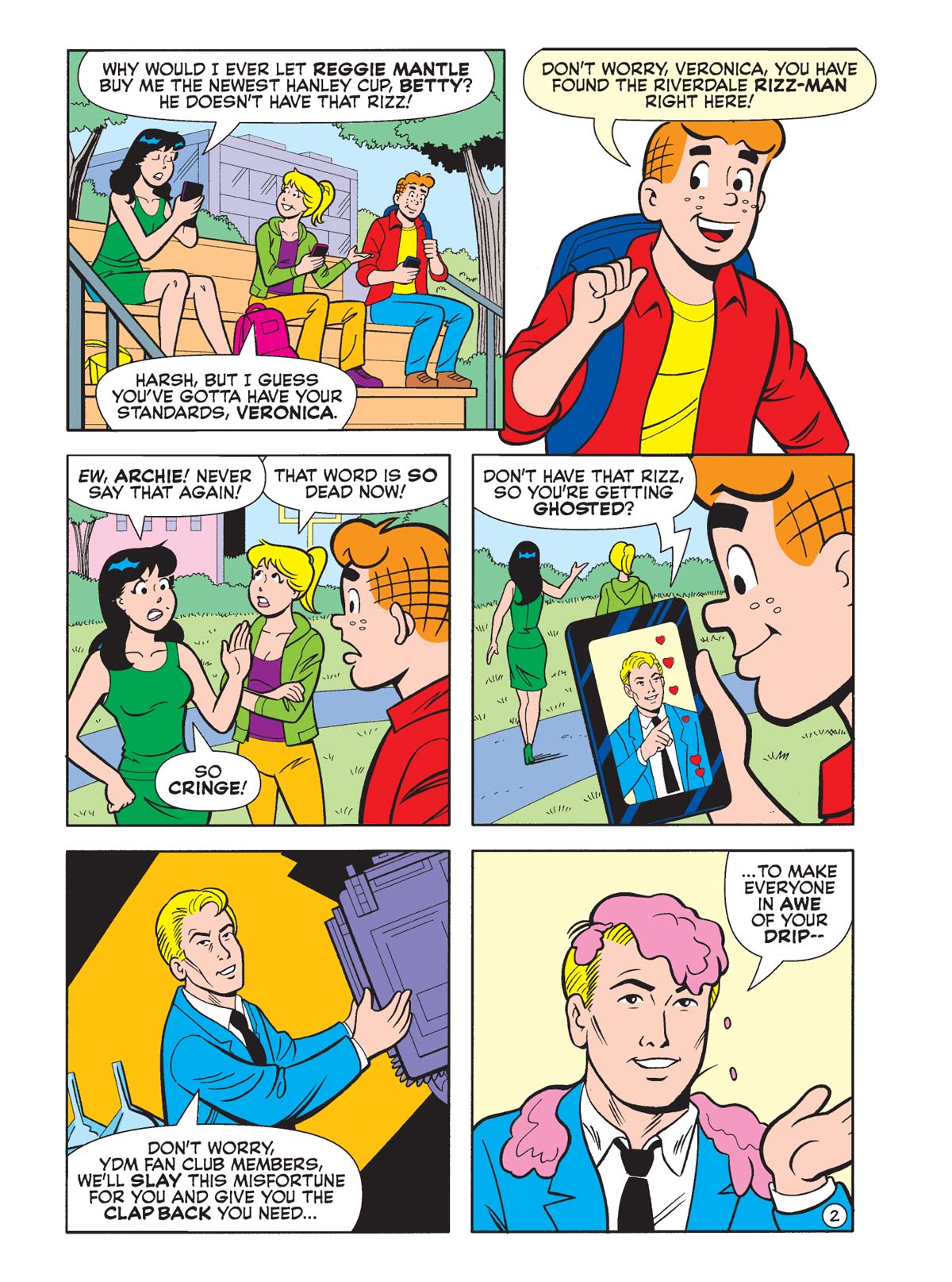 Archie Jumbo Comics Digest - Issue 353: Brand New Story, Archie Andrews, Veronica Lodge, Betty Cooper, Jughead Jones, Dr. Masters Is Here To Help His Followers Keep Up With The Latest Slang! Magazine Shop US