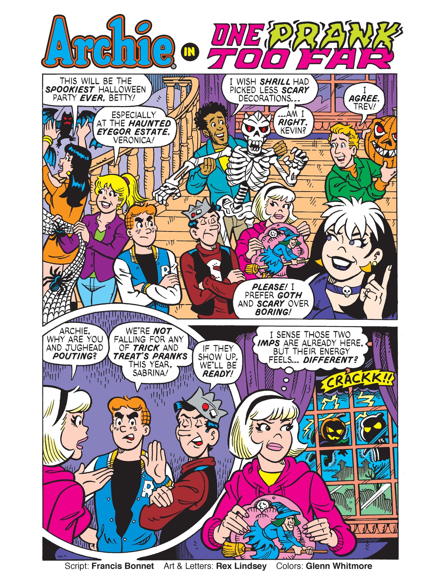 Archie Jumbo Comics Digest - Annual Halloween Party At Eyegore Estates Gets Scarier Than Ever, Mischievous Spirits Trick & Treat Have Turned Evil, Will Their Pranks Ruin Halloween Forever? Magazine Shop US