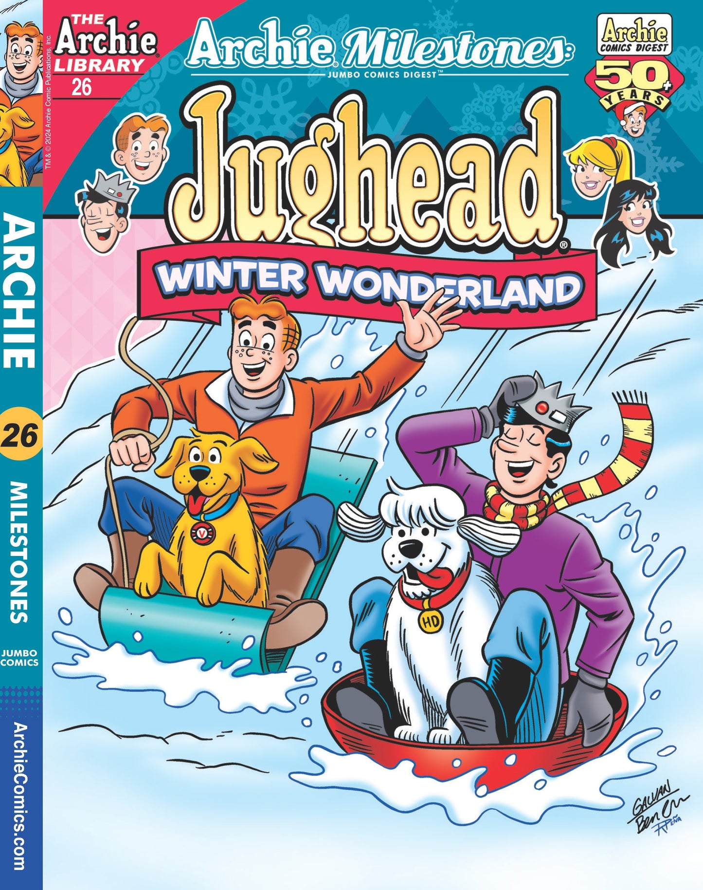 Jughead Winter Wonderland - Archie Milestones Jumbo Comics Digest 26: Sip Some Cocoa, Throw Some Snowballs & Create Some Special Snowy Memories With Jughead, Hot Dog, & All His Friends In Riverdale! Magazine Shop US