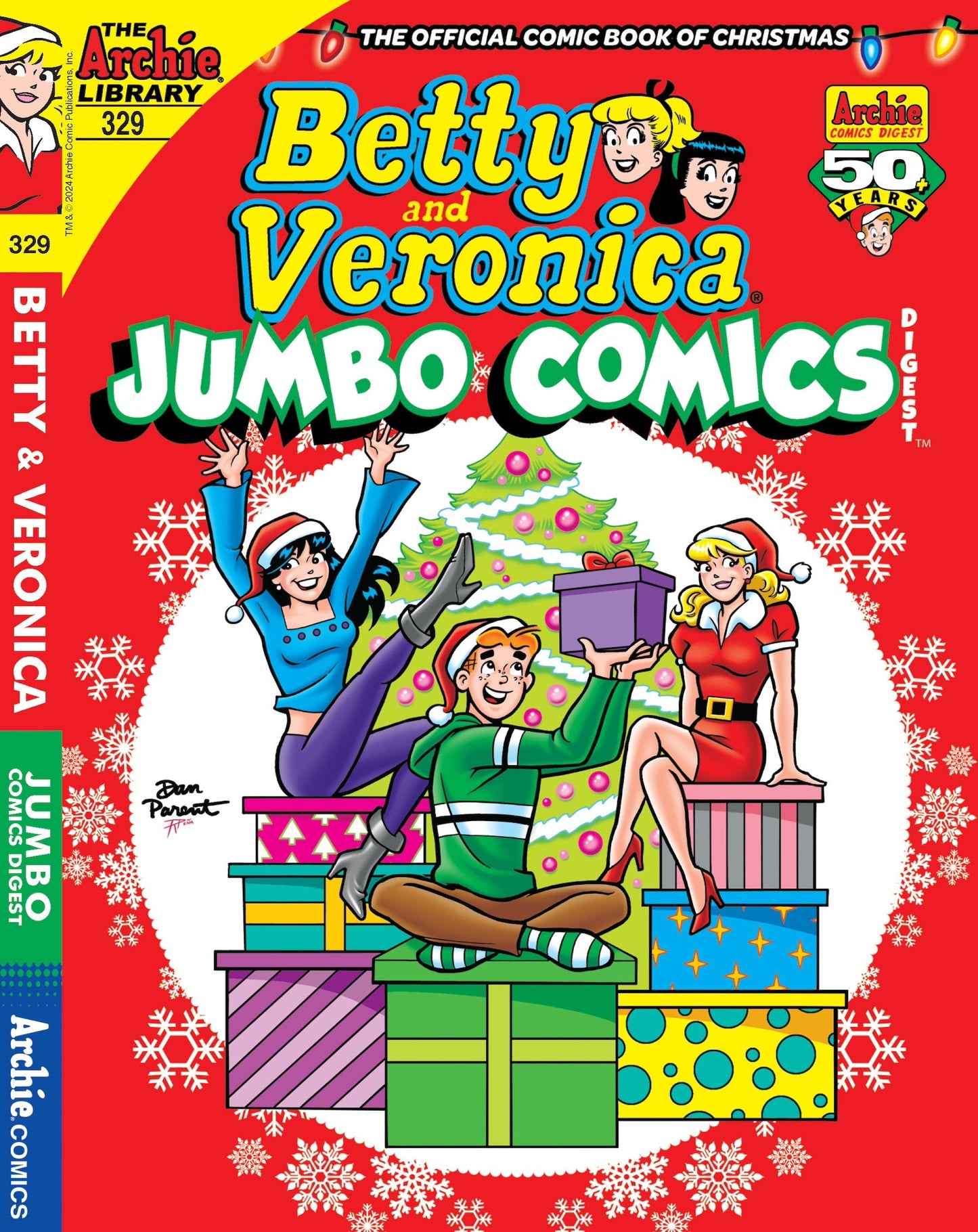 Betty And Veronica Jumbo Comics Digest - Issue 329: The Official Comic Book Of Christmas, Celebrate With Betty & Veronica, From Baked Goods To Secret Santa's, A Stocking Full Of Holiday Treats! Magazine Shop US