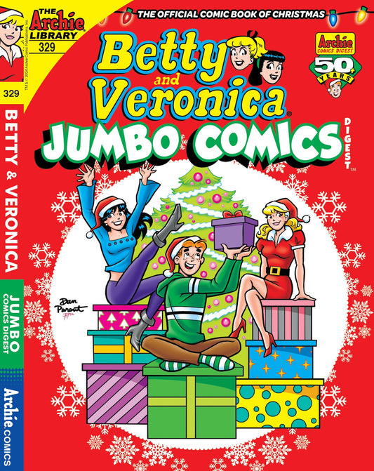 Betty And Veronica Jumbo Comics Digest - Issue 329: The Official Comic Book Of Christmas, Celebrate With Betty & Veronica, From Baked Goods To Secret Santa's, A Stocking Full Of Holiday Treats! Magazine Shop US
