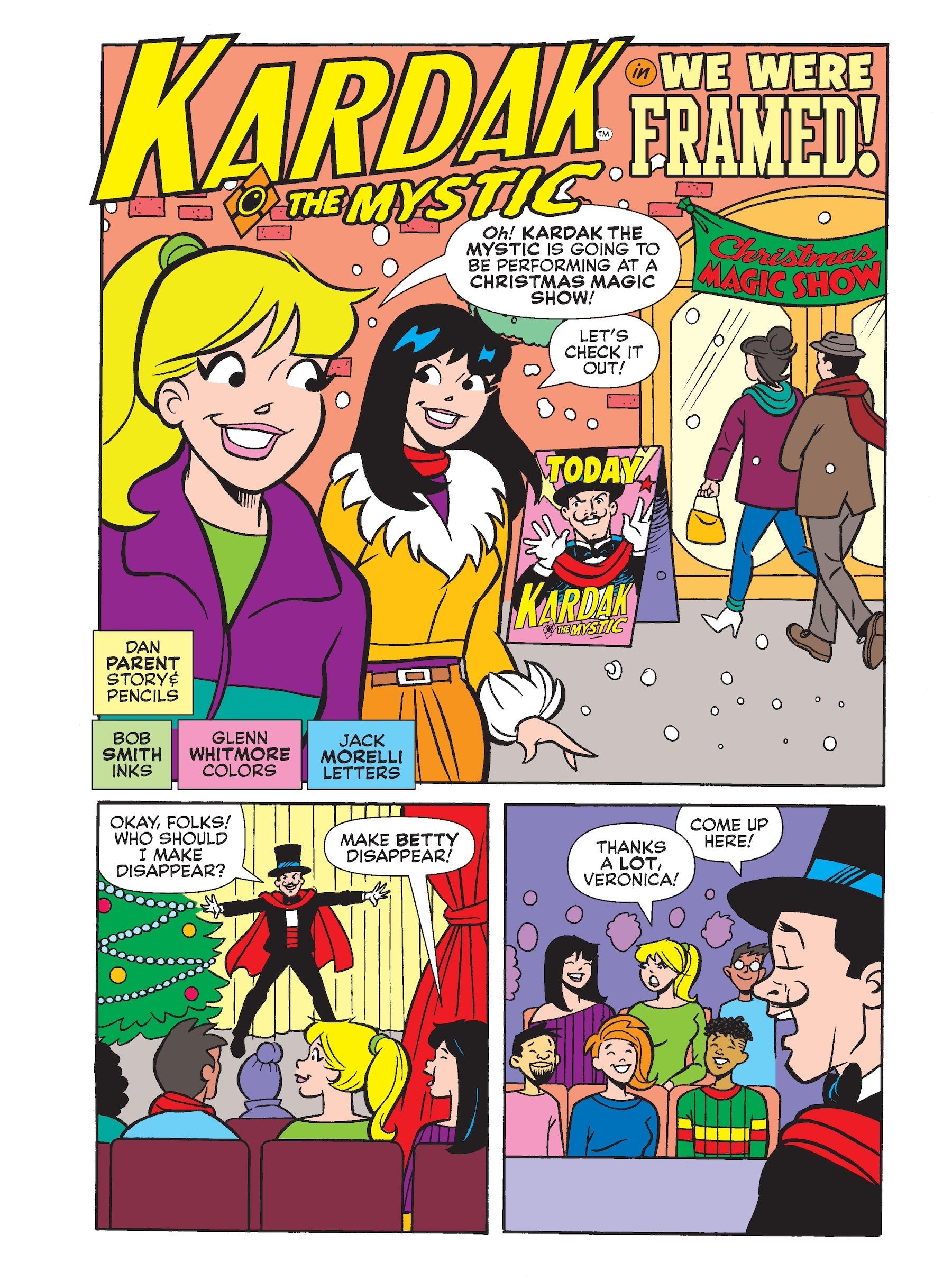 Betty And Veronica Jumbo Comics Digest - Merry Christmas From Archie & The Gang #37: Betty & Veronica's Time-Traveling Adventure, A Magic Show Gone Wrong With Kardak The Mysterious Magician! Magazine Shop US