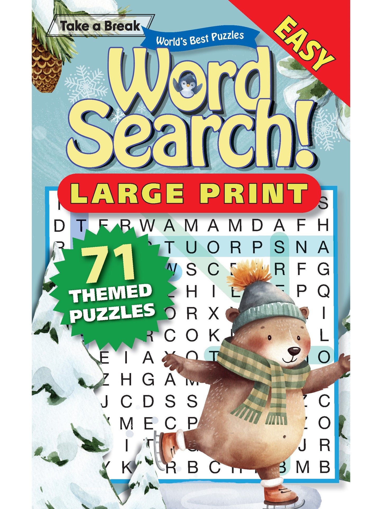 Take a Break - Word Search 241210 (Large Print): 71 Themed Puzzles, Easy Level, Brain Challenges, Sharpen Your Mind, Fun For All Ages, Relax, Unwind Your Way, Unplug, Recharge, De-Stress & Solve! Magazine Shop US