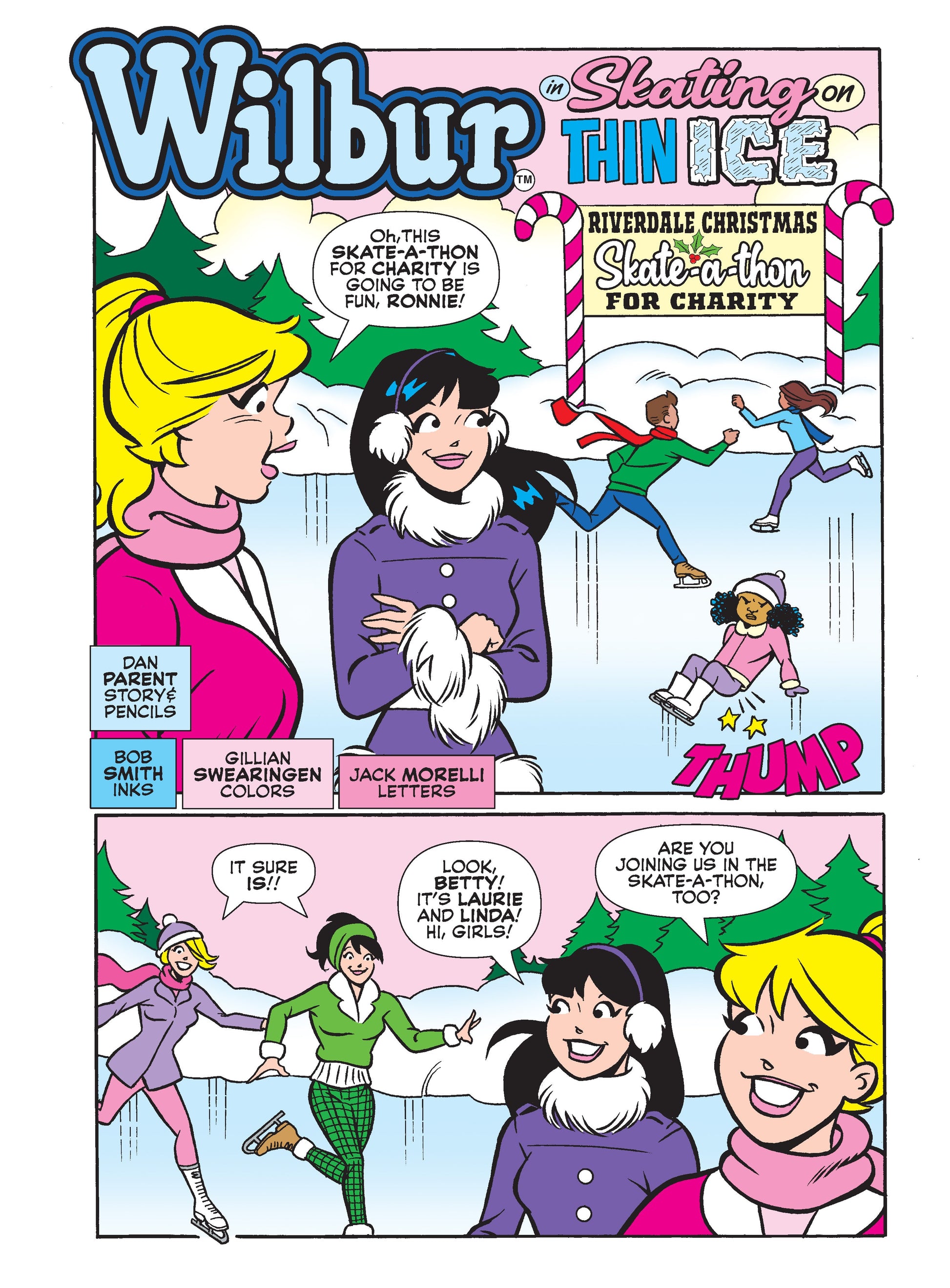 Betty And Veronica Jumbo Comics Digest - Issue 330: The Official Comic Book Of Christmas, Betty, Veronica & Friends Go To Riverdale's Christmas Skateathon, But What Happens When Archie & Wilbur Join? Magazine Shop US