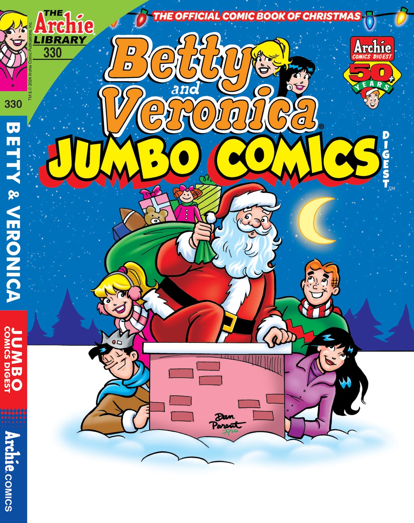 Betty And Veronica Jumbo Comics Digest - Issue 330: The Official Comic Book Of Christmas, Betty, Veronica & Friends Go To Riverdale's Christmas Skateathon, But What Happens When Archie & Wilbur Join? Magazine Shop US