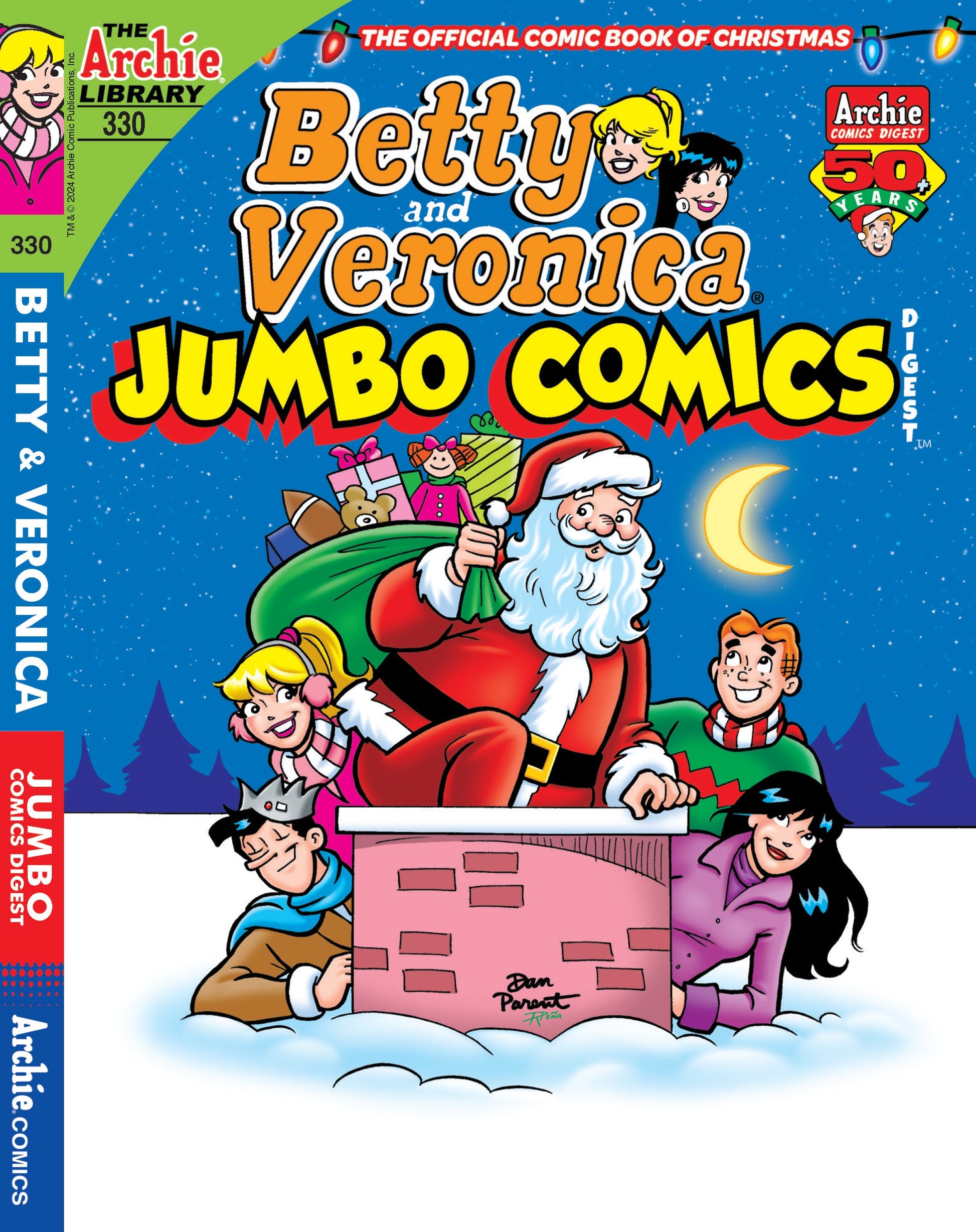 Betty And Veronica Jumbo Comics Digest - Issue 330: The Official Comic Book Of Christmas, Betty, Veronica & Friends Go To Riverdale's Christmas Skateathon, But What Happens When Archie & Wilbur Join? Magazine Shop US