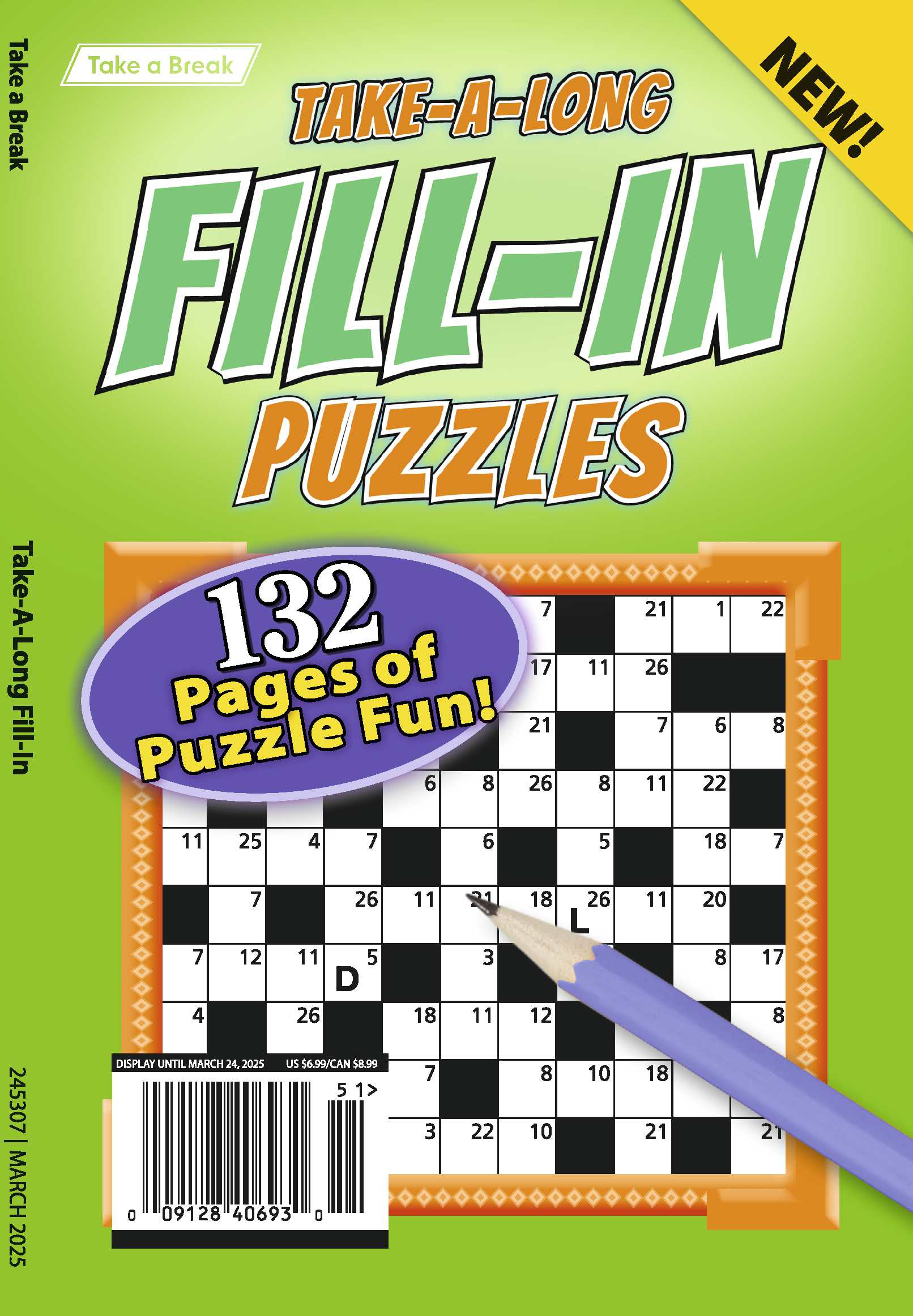 Take a Break - Take Along Fill In 24.12.20: 132 Pages Of Puzzle Fun! Take It Anywhere To Relax, Unwind & Unplug, Sharpen Your Mind & More! Magazine Shop US